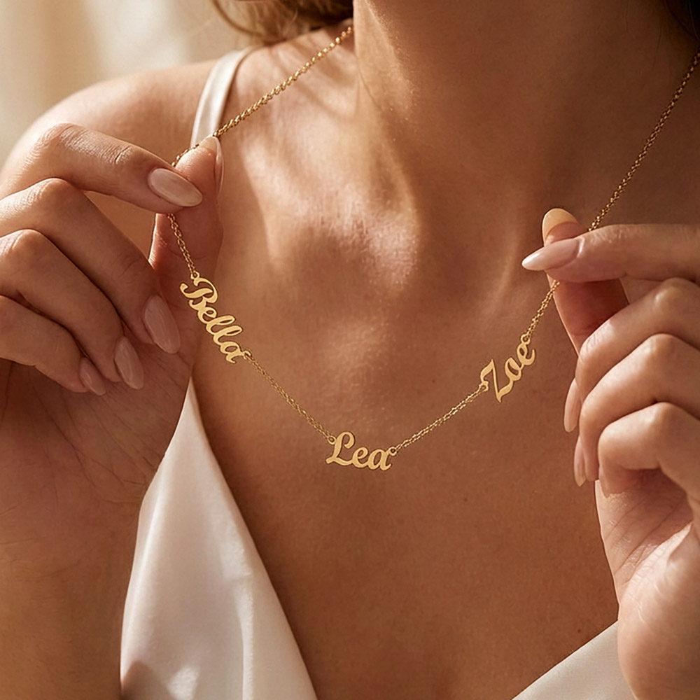 Custom Multi-Name Necklace for Mom – A Piece That Holds What Matters Most