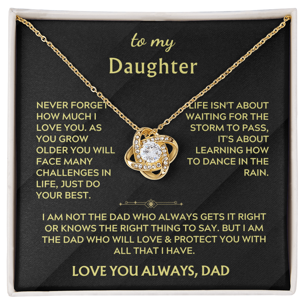 To My Daughter I will always Love and Protect you