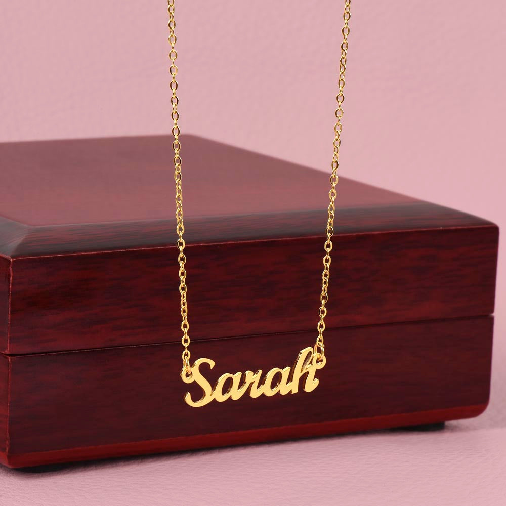 To My Daughter - My Love will Always Follow - Custom Name Necklace