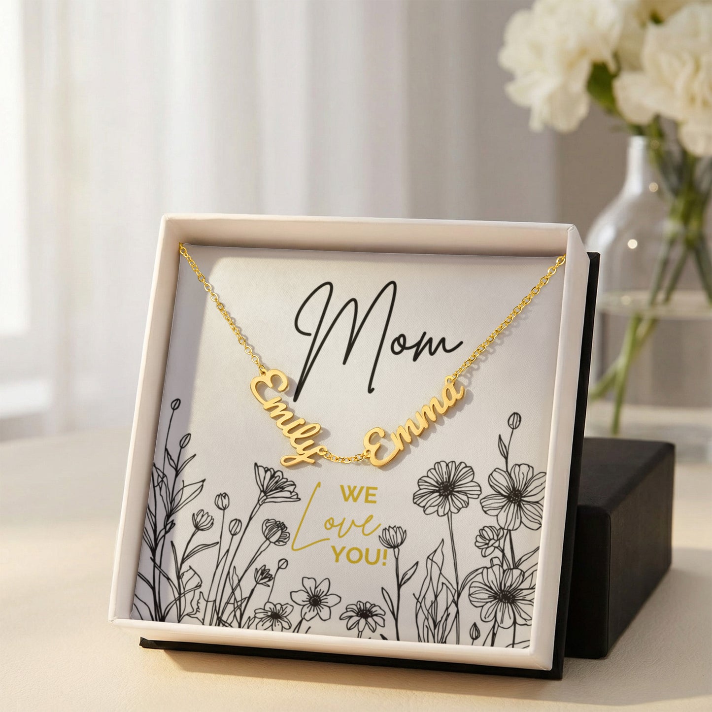 Custom Multi-Name Necklace for Mom – A Piece That Holds What Matters Most