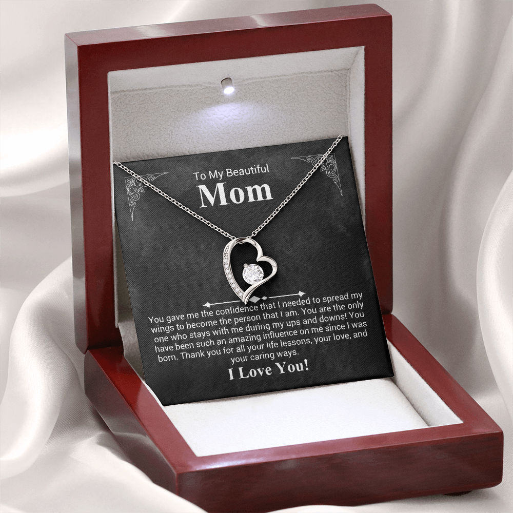 Heart's Necklace for Mom from Loving Son