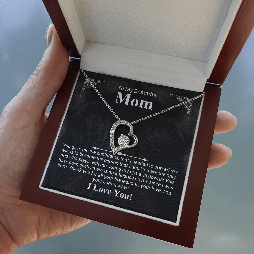 Heart's Necklace for Mom from Loving Son