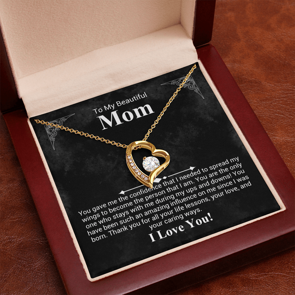 Heart's Necklace for Mom from Loving Son