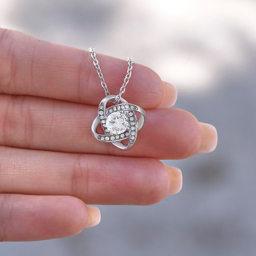 Gift for Mom – For Everything I Didn't Say Enough Love Knot Necklace