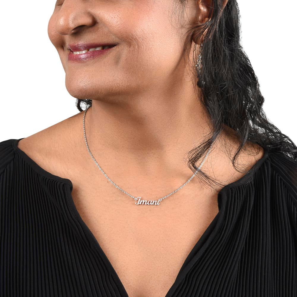 Custom Name Necklace for Mom for Mother's Day from Son