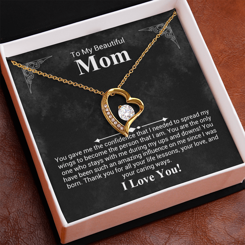 Heart's Necklace for Mom from Loving Son